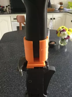 Osmo holder with Manfrotto Quick Release Plate RC2 PL200 and battery extension slot