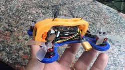 papacapim 105 - frame for micro brushless racer drone 