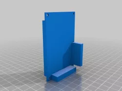 PI tft touchscreen 2.8" screen 3d model to scale!