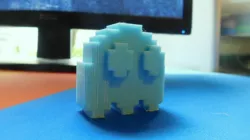 Pixel Pacman Ghost