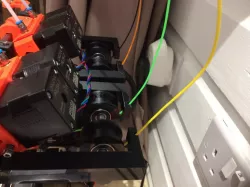 Prusa Multi Material (MM) brackets for overhead filament spool feed i3 MK2s