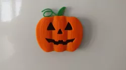 pumpkin fridge magnet