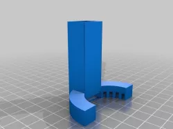 Semi Circle E3D v6 Mount fan duct. 