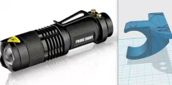 SkateBoard  frontlight Cree T6 Flashlight