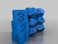 Stack O' Dice Pencil/Pen Holders