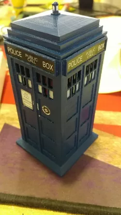 Tardis Inspired Engagement Ring box