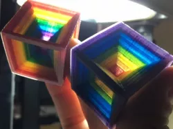 Test Cubes for Full Color FDM Printing