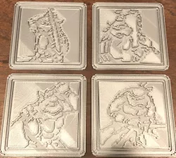 TMNT 3D Printable Coaster Set