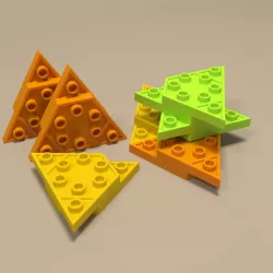 Triangular building blocks