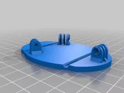triple action camera mount for teal drone or similar