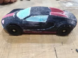 Two Part Bugatti Veyron Pinewood Derby