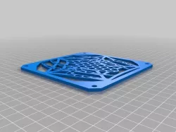 120mm Fan Grill - Spider and Web