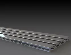 15x120 surface coating t-slot base profile