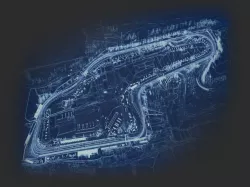 2016 Nascar Tracks Low-poly  3D model