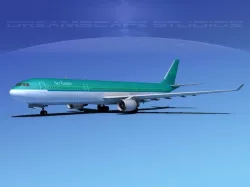 Airbus A330-300 Aer Lingus 3D model