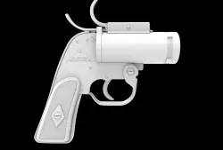 AN-M8 Flare Gun High Poly Model 3D model