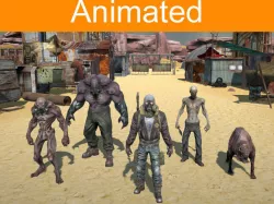 Apocalypse Enviroment Pack Low-poly  3D model