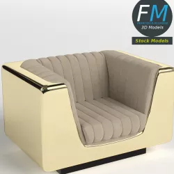 Armchair 6 3D model