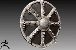 Barbarian Shield  3D model