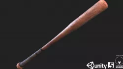 Baseball Bat Weapon 01 Low-poly  3D model