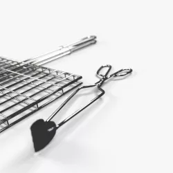 BBQ or barbecue grill set 3D model