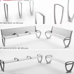 BENCH 3D model