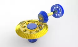 Bevel Gear and Pulley Assembly