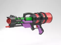 Big Plastic Water Gun 3D model