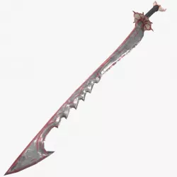 Bloody Bone Sword Low-poly  3D model