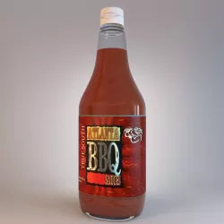 Bottle Of Sauce Atlanta BBQ 3D model 3D model