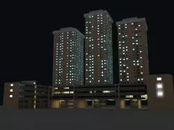Building 1 3D model