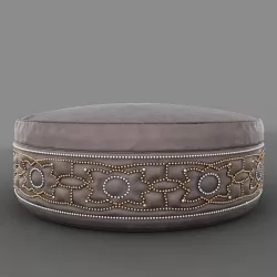 Carina Round Ottoman 3D model