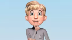 CARTOON BOY Low-poly  3D model