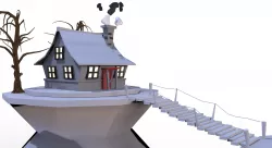 CARTOON HOUSE  3D model