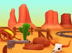 Cartoon Wild West Pack Low-poly  3D model