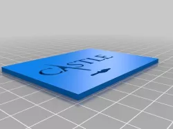 Castle TV Show Stencil