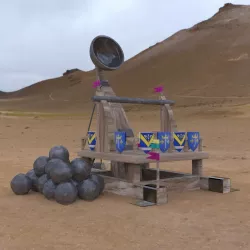 Catapult 3D model