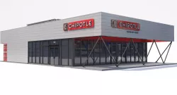 Chipotle Restaurant 3D model