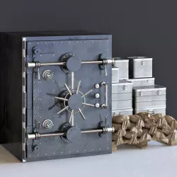 Coffre fort 3D model