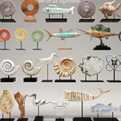 Collection figurines 3D model