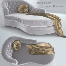 Couch Princess 3D model