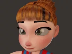 cute kid 3D model