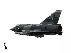 Dassault Mirage III E Pakistan scheme 3D model