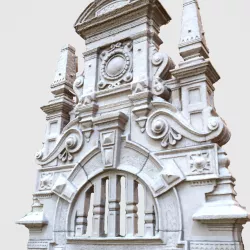 Design Architectural Door Head Low-poly  3D model