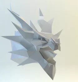 dragon Low-poly  3D model