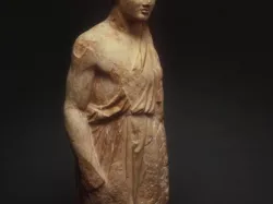 Figure of a Youth from a Funerary Stele (Grave Marker), c. 380 B.C.