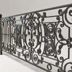 Forged fence 3D model
