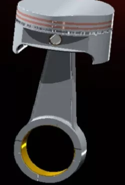 Forged Piston Head & Connecting rod