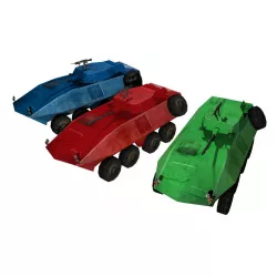 Fun Military APC combat vehicles Low-poly  3D model