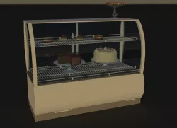 Glass display case 3D model